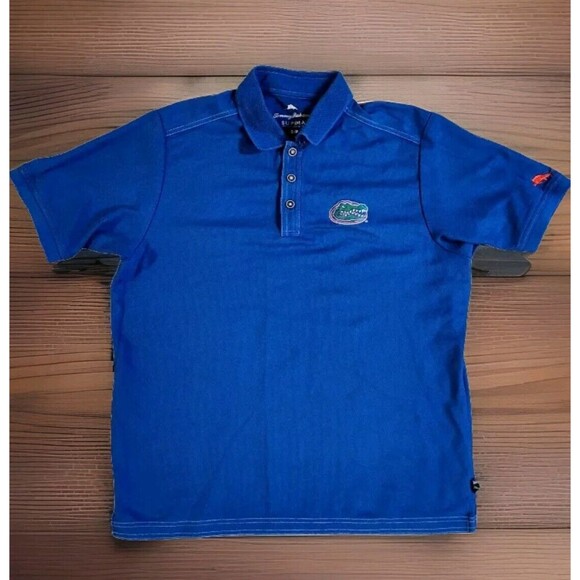 Tommy Bahama Florida Gators Supima Size Small Collegiate Polo Worlds Finest Luxe - Picture 1 of 10